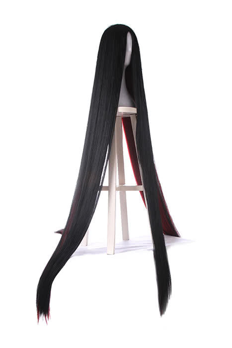 Land of the Lustrous Bort Very Long Black Mixed Red Special Anime Cosplay Wigs