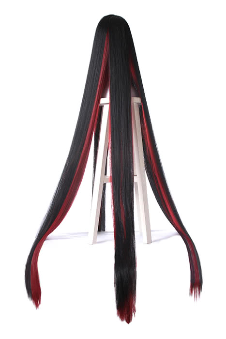 Land of the Lustrous Bort Very Long Black Mixed Red Special Anime Cosplay Wigs