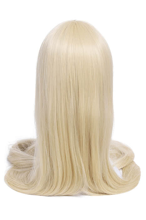 Chobits Chii Supper Long Straight Beige Blonde Anime Cosplay Wigs