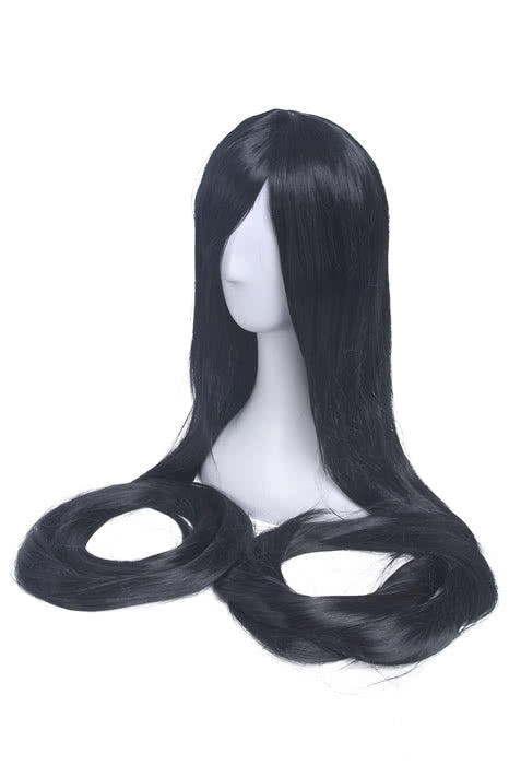 150cm Supper Long Straight Black Cosplay Party Wigs