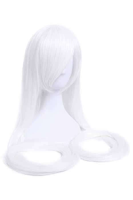 150cm Supper Long Straight White Silver Cosplay Party Wigs