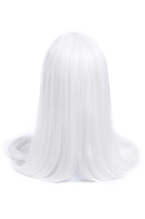 150cm Supper Long Straight White Silver Cosplay Party Wigs