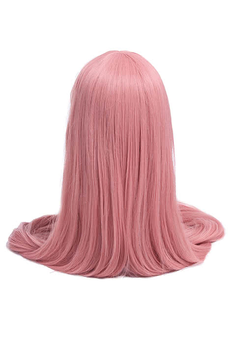 150cm Supper Long Straight Dark Pink Cosplay Party Wigs