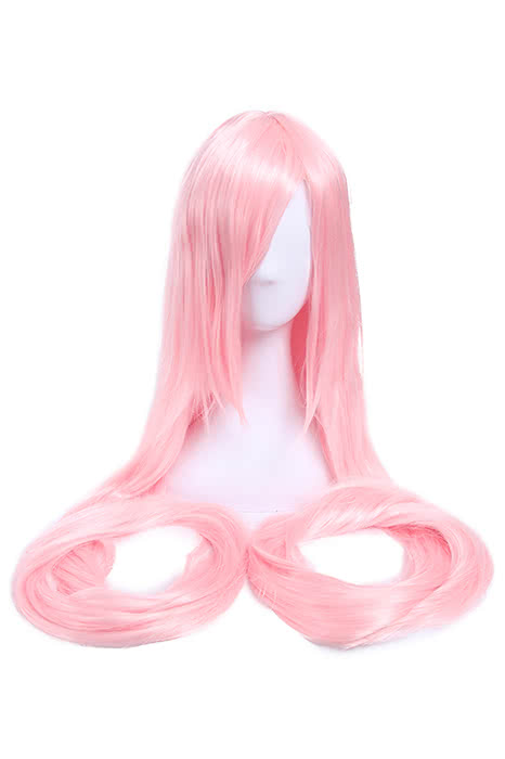 150cm Supper Long Straight Light Pink Cosplay Party Wigs