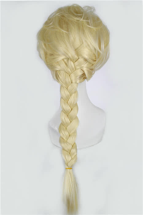 Princess queen Elsa Cosplay wig 75cm Braid Wig 2 colors for celection