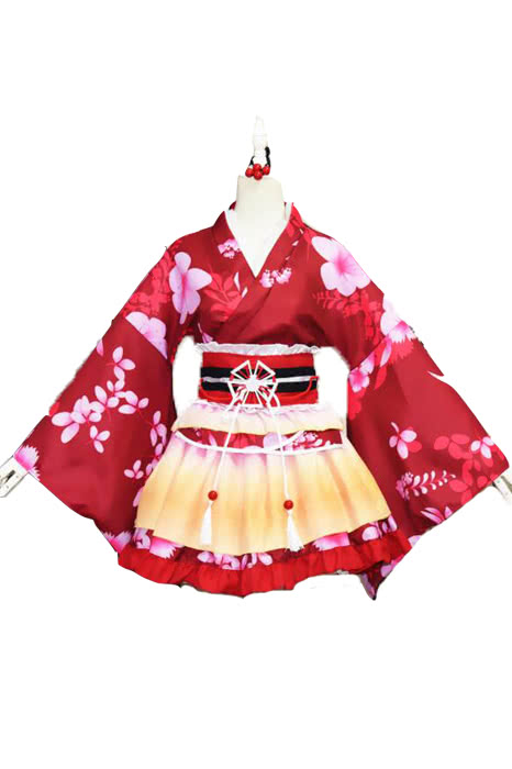 Love Live Kousaka Honoka Kimono Anime Cosplay Costumes
