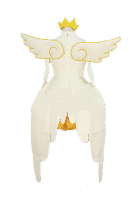 Cardcaptor Sakura Sakura Kinomoto Shapeshift Yellow Dress Cosplay Costumes