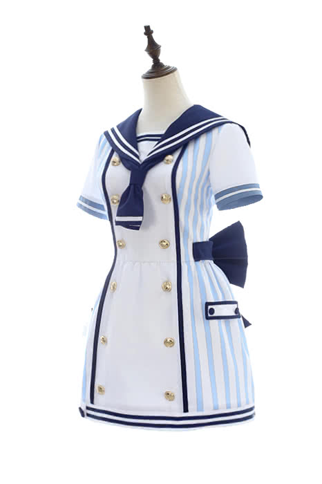 Love Live Pirate Set Eli Ayase Cute Dress AnimeCosplay Costumes