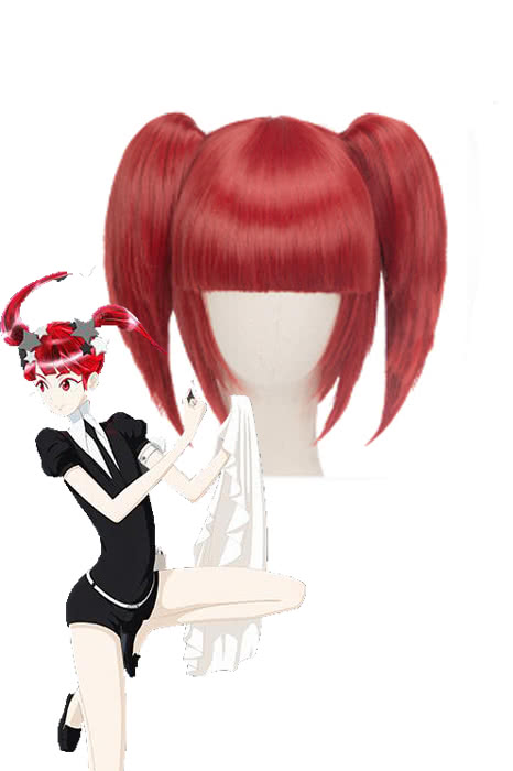 Land of the Lustrous Houseki no Kuni Red Beryl Red Three Style Cosplay Wigs