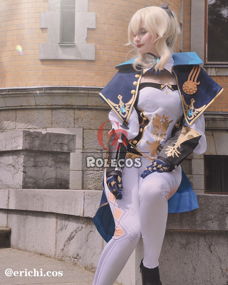 Game Genshin Impact Jean Cosplay Costume