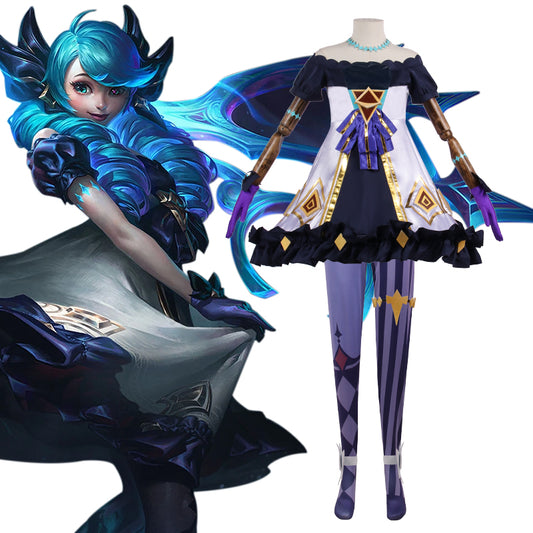 Game League Of Legends LOL Gwen Doll Lolita Cosplay Costume