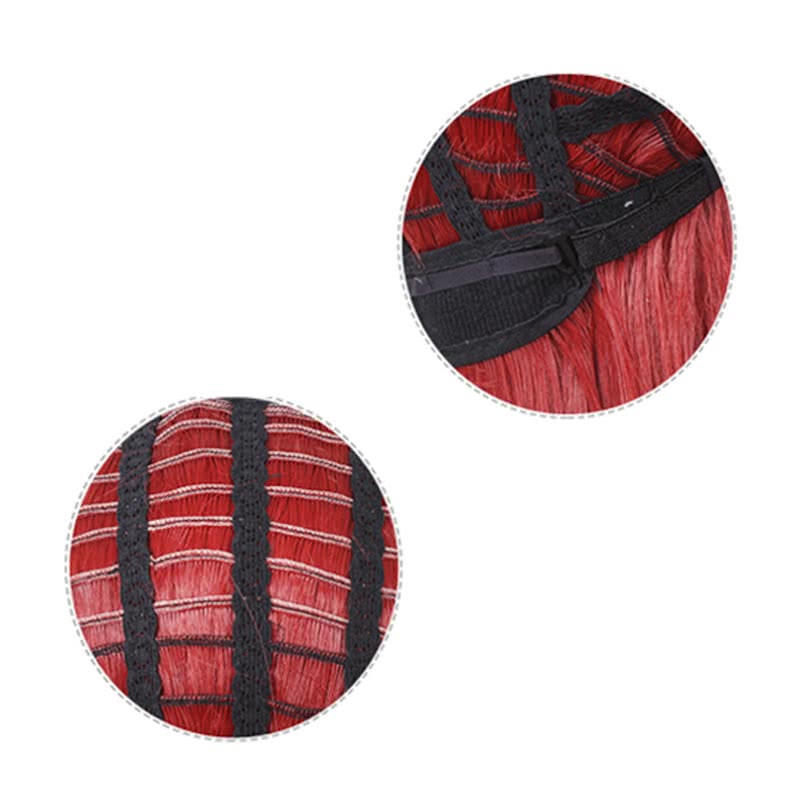 100 cm Long Steins;Gate 0 Kurisu Makise Anime Crimson Straight Cosplay Wigs
