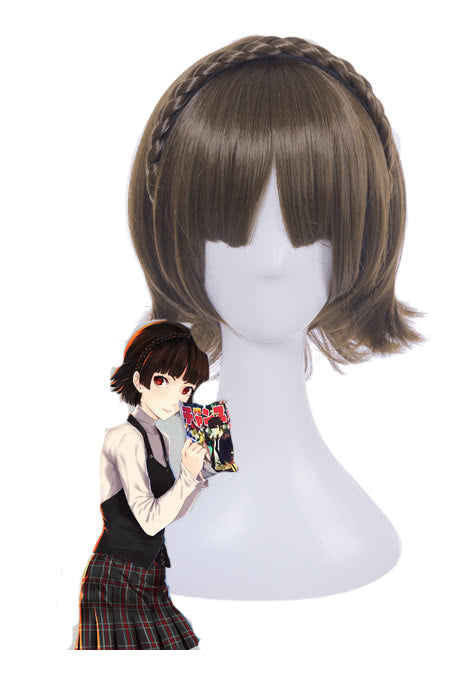 Makoto Niijimai Short Straight Women Cosplay Wigs