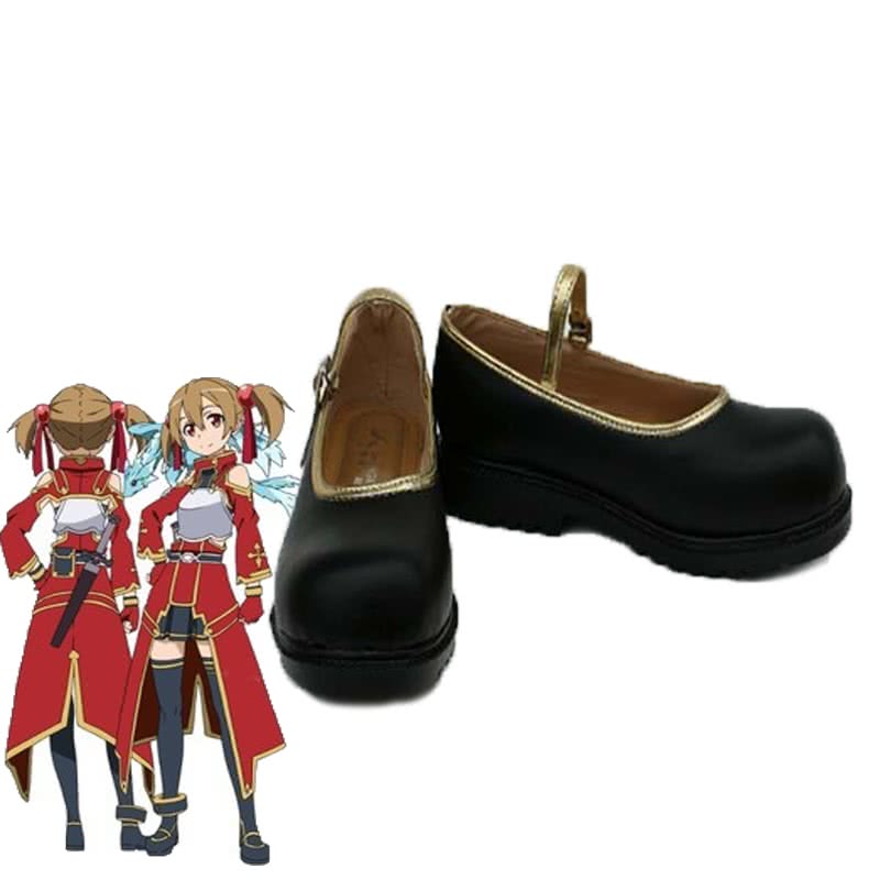 Sword Art Online SAO Cait Sith Silica Keiko Ayan Cosplay Shoes For Costume