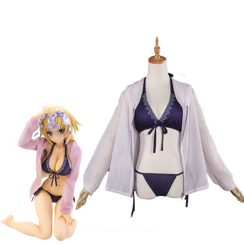 FateGrand Order Jeanne d'Arc Summer swimwear Cosplay Costume