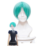Houseki no Kuni Phosphophyllite Land of the Lustrous Short Green Cosplay Wigs 