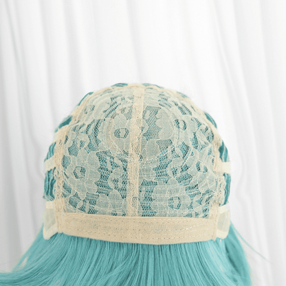 120cm Miku Supper Long Green Cosplay Wigs Straight Clip on Ponytails Full Hair