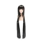 120cm Danganronpa V3 Harukawa Maki Black Long Cosplay Wigs