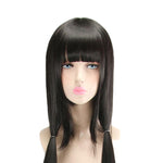 120cm Danganronpa V3 Harukawa Maki Black Long Cosplay Wigs