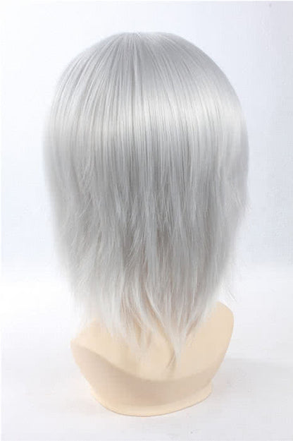 35cm Sliver White Hakuouki Hijikata Toshizo Cosplay Wig