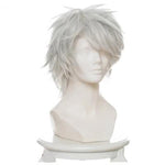 12 Taisen Juuni Taisen Usagi Silver Short Cosplay Wig