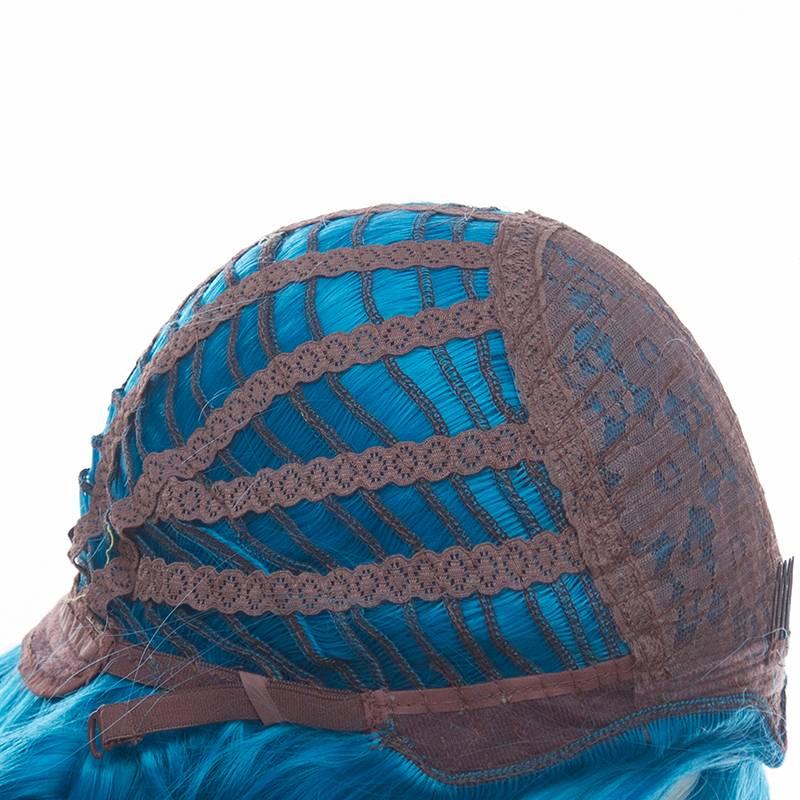 130cm Anime LOL Arcane Jinx Blue Cosplay Wigs
