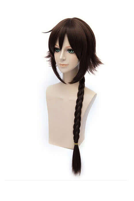 60cm Brown Braid Kantai Collection Shigure Cosplay Wig