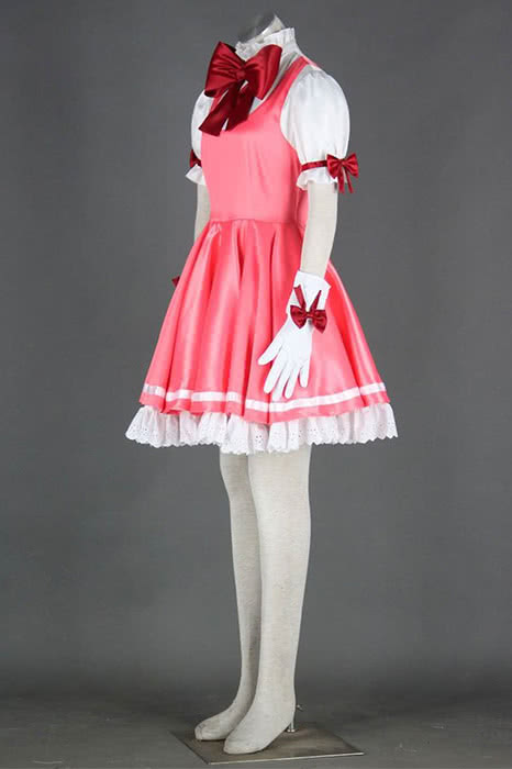 Cardcaptor Sakura Kinomoto Sakura Pink Dress Cosplay Costume