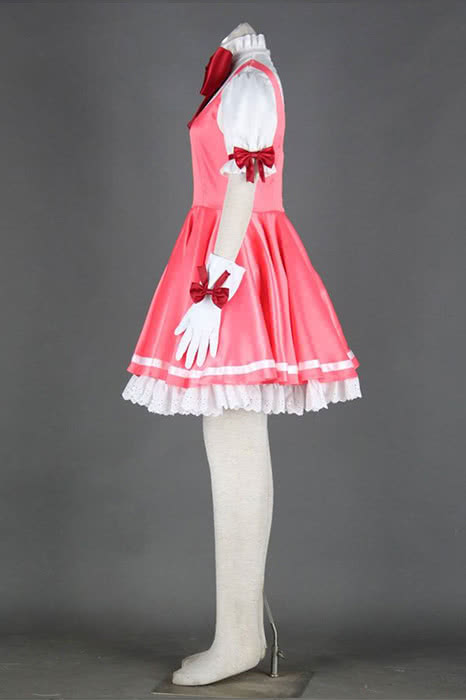Cardcaptor Sakura Kinomoto Sakura Pink Dress Cosplay Costume