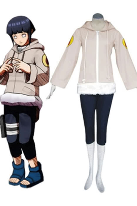 Naruto Hinata Hyuga Cosplay Costume Pink&blue Suits