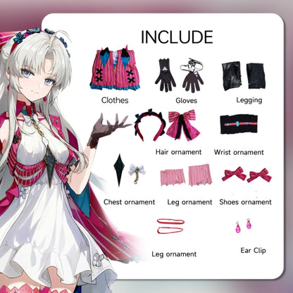Rolecosplay Wuthering Waves Carlotta Cosplay Costume In Stock
