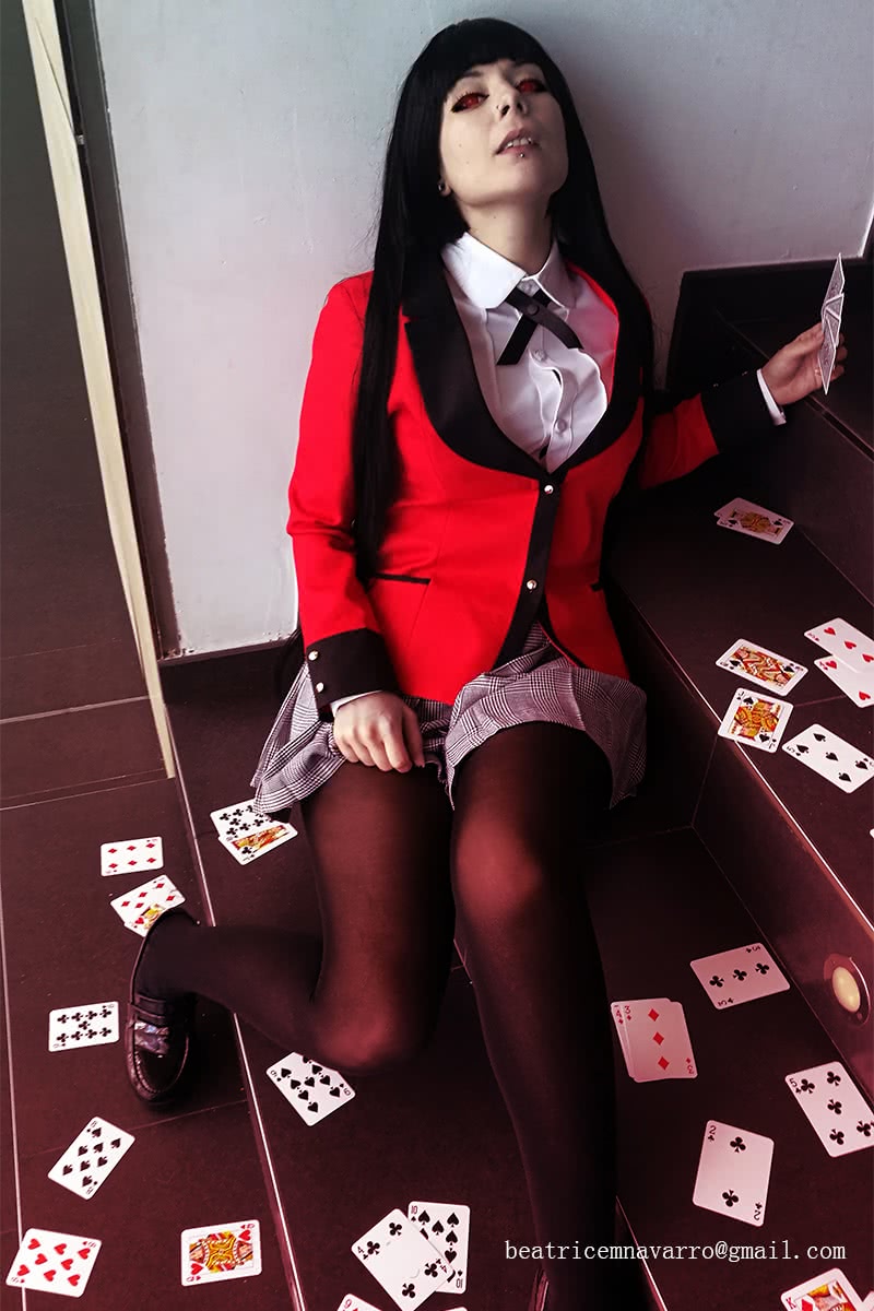 Kakegurui Yumeko Jabami Uniform Cosplay Costumes