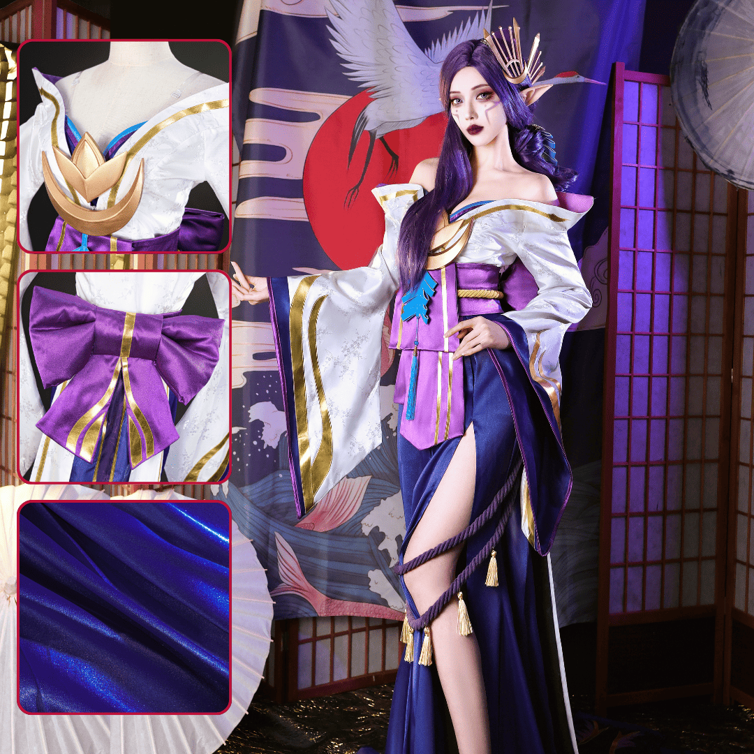 【Ready To Ship】Rolecosplay LOL Spirit Blossom Morgana Cosplay Costume