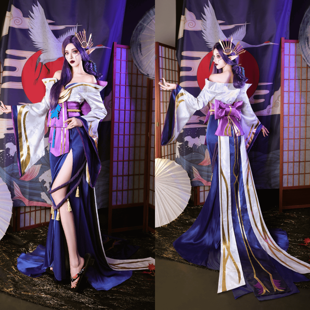 【Ready To Ship】Rolecosplay LOL Spirit Blossom Morgana Cosplay Costume