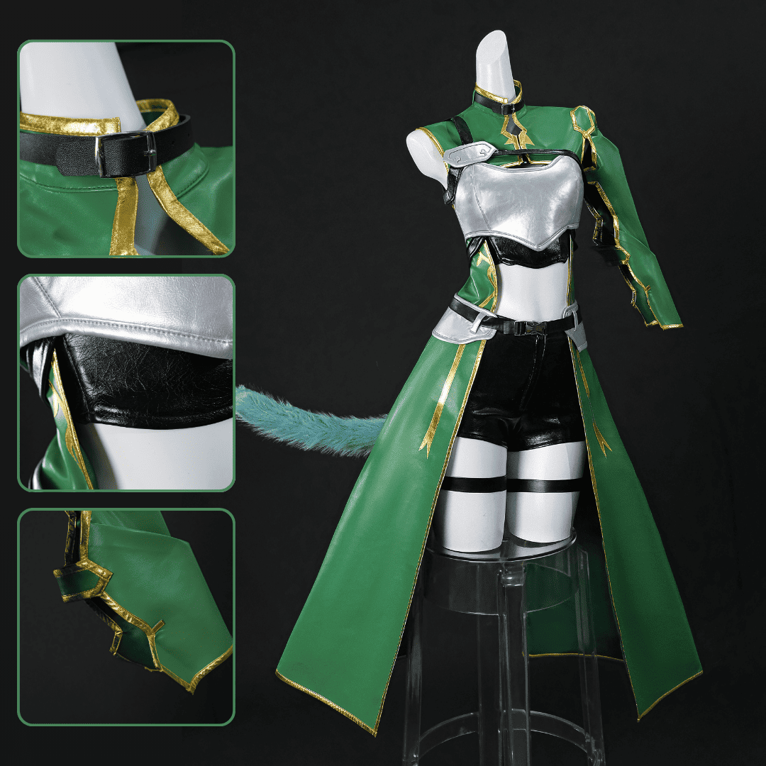 Rolecosplay SAO Shino Asada Cait Sith Cosplay Costume