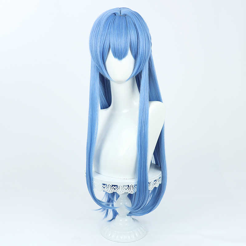 Rolecosplay Goddess of Victory: Nikke Helen Light Blue Cosplay Wig