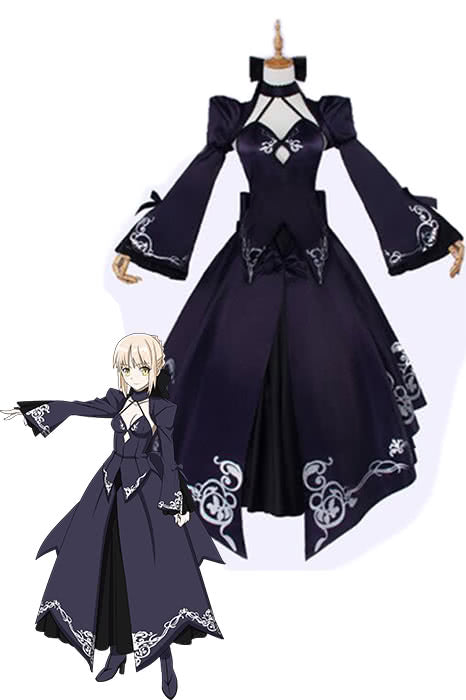 Fate Saber Alter Cosplay Costumes Female Evening Dresses
