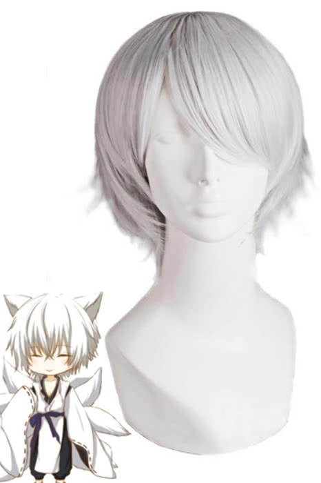 30cm Sliver Grey Inu x Boku SS Miketsukami Soushi Cosplay Wig