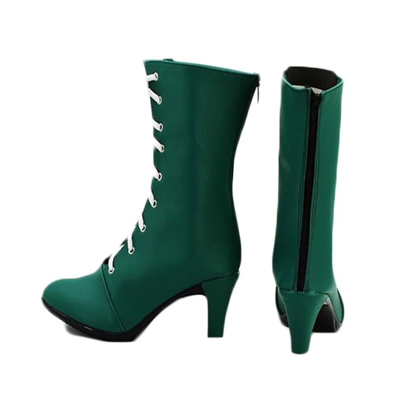Sailor Moon Sailor Jupiter Kino Makoto Cosplay Shoes Green Boots Tailor Made