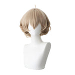 35cm InSpectre Iwanaga Kotoko Brown Short Curly Cosplay Wigs 