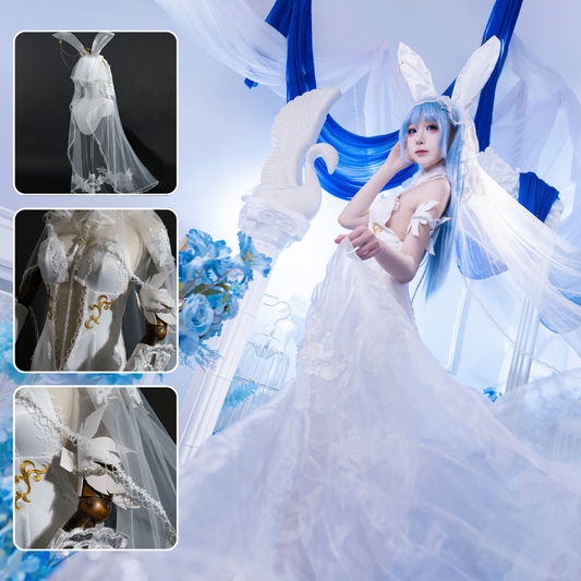 【Ready To Ship】Rolecosplay Azur Lane New Jersey Bride Cosplay Costume