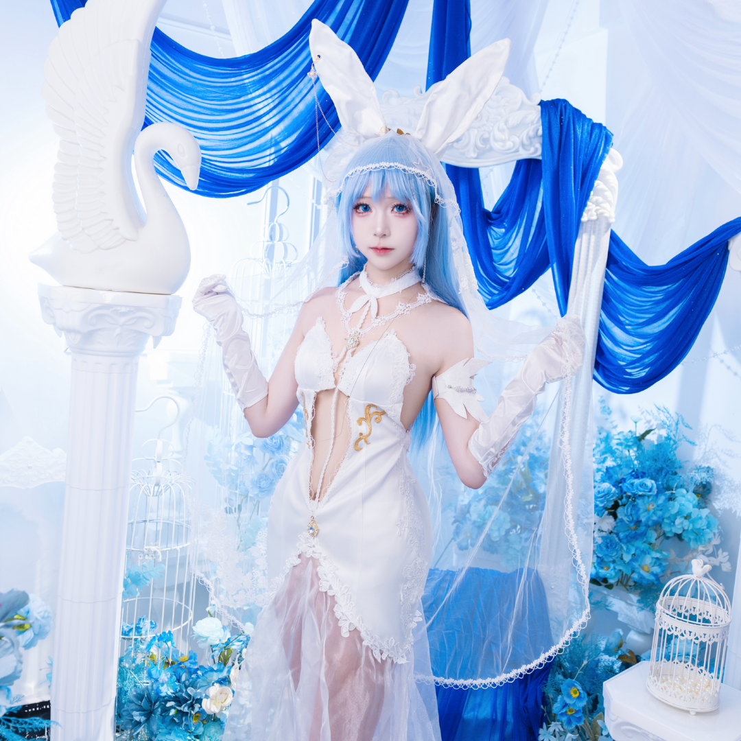 【Ready To Ship】Rolecosplay Azur Lane New Jersey Bride Cosplay Costume