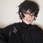 Persona 5 Joker Short Black Cosplay Man Wigs