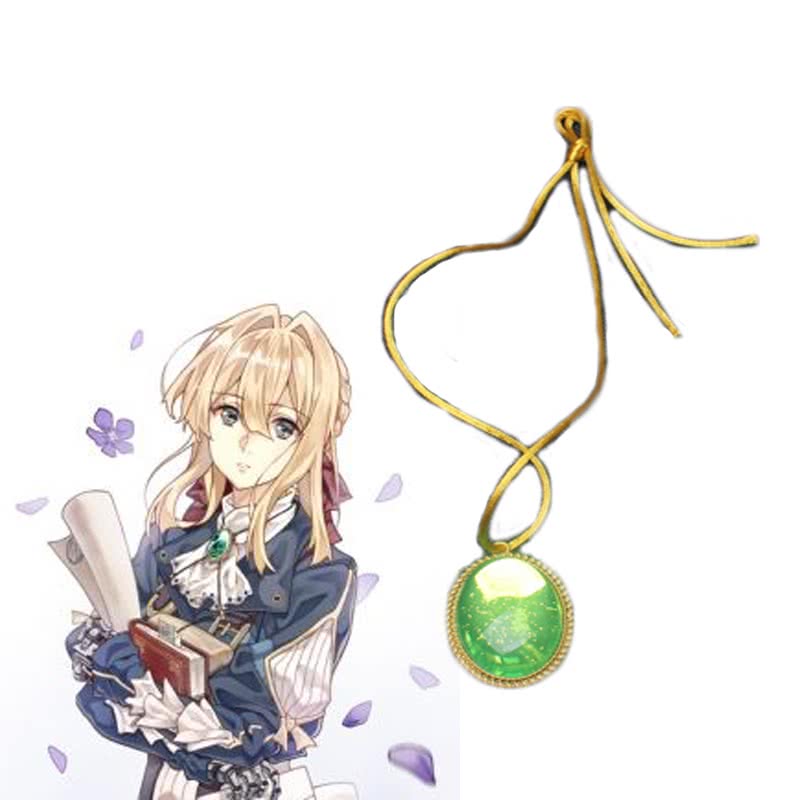 Anime Violet Evergarden Violet Evergarden Cosplay Necklace Cosplay Props