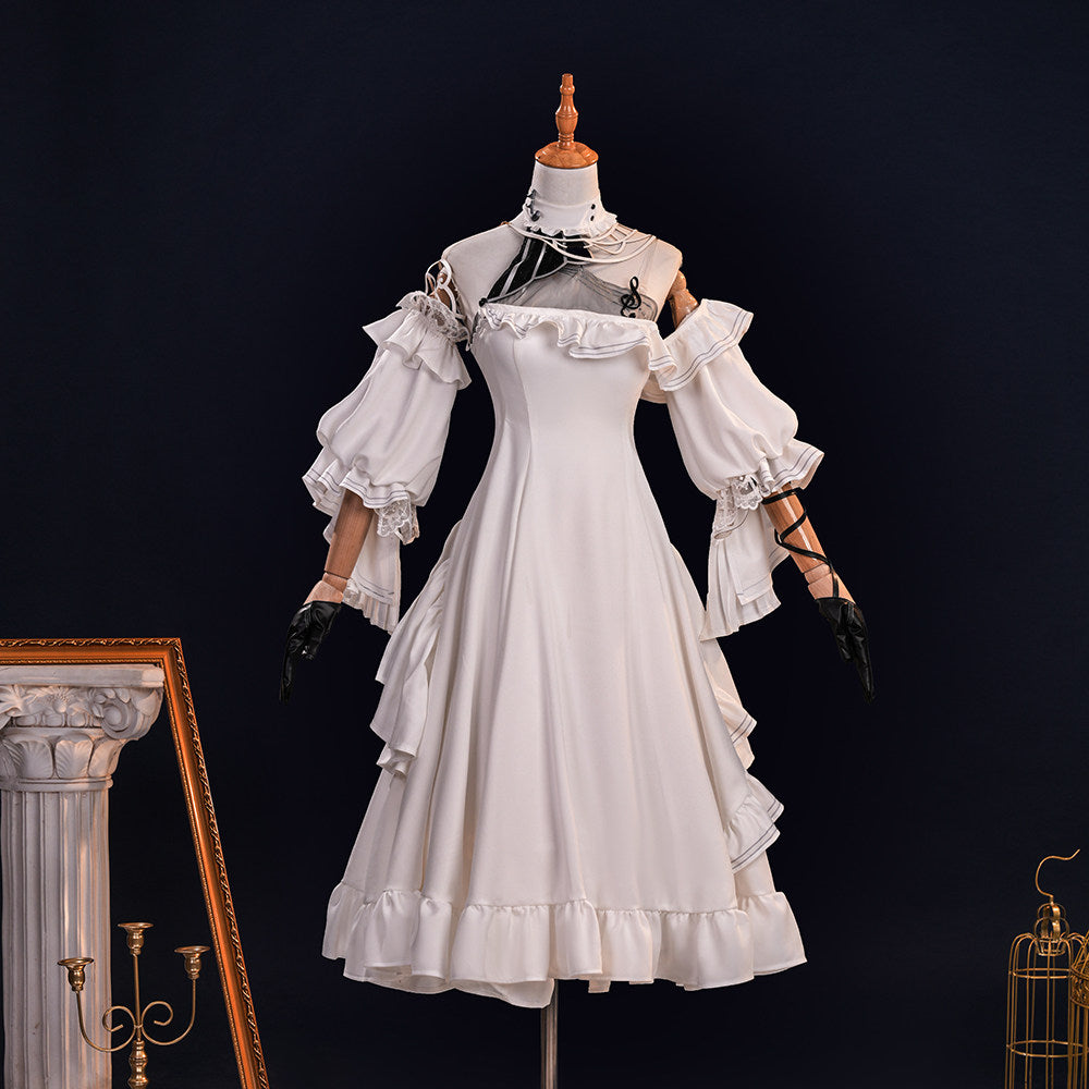 Rolecosplay Game Wuthering Waves Phrolova White Dress Cosplay Costume
