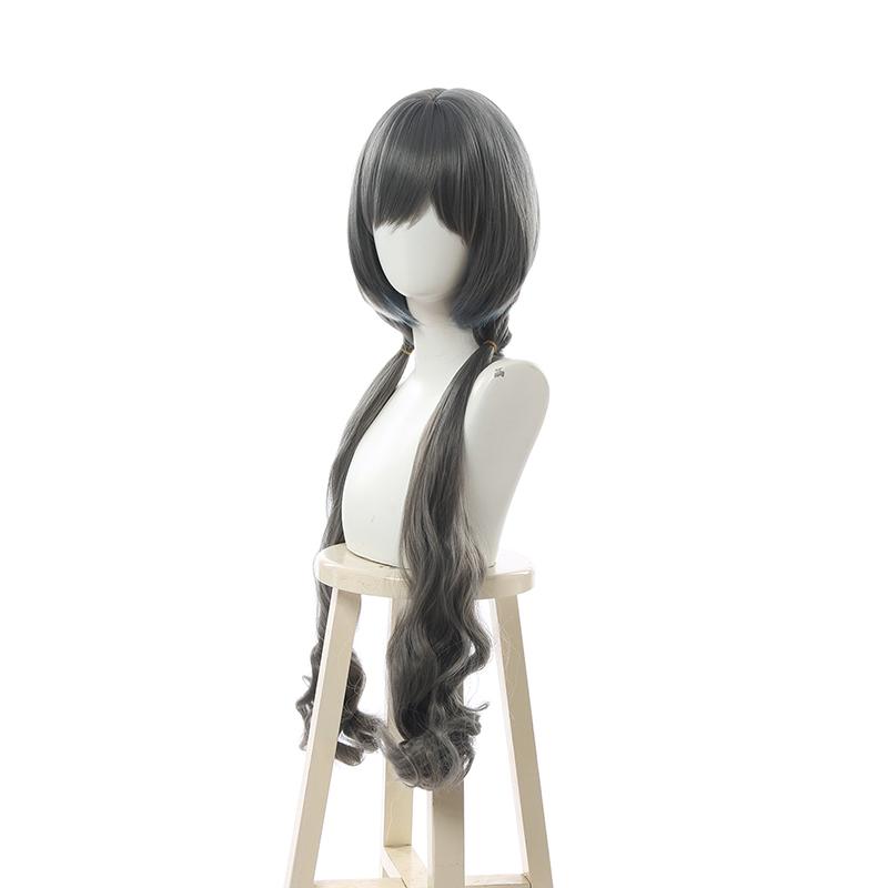 90cm Princess Connect! ReDive Kiruya Momochi Grey Long Cosplay Wigs