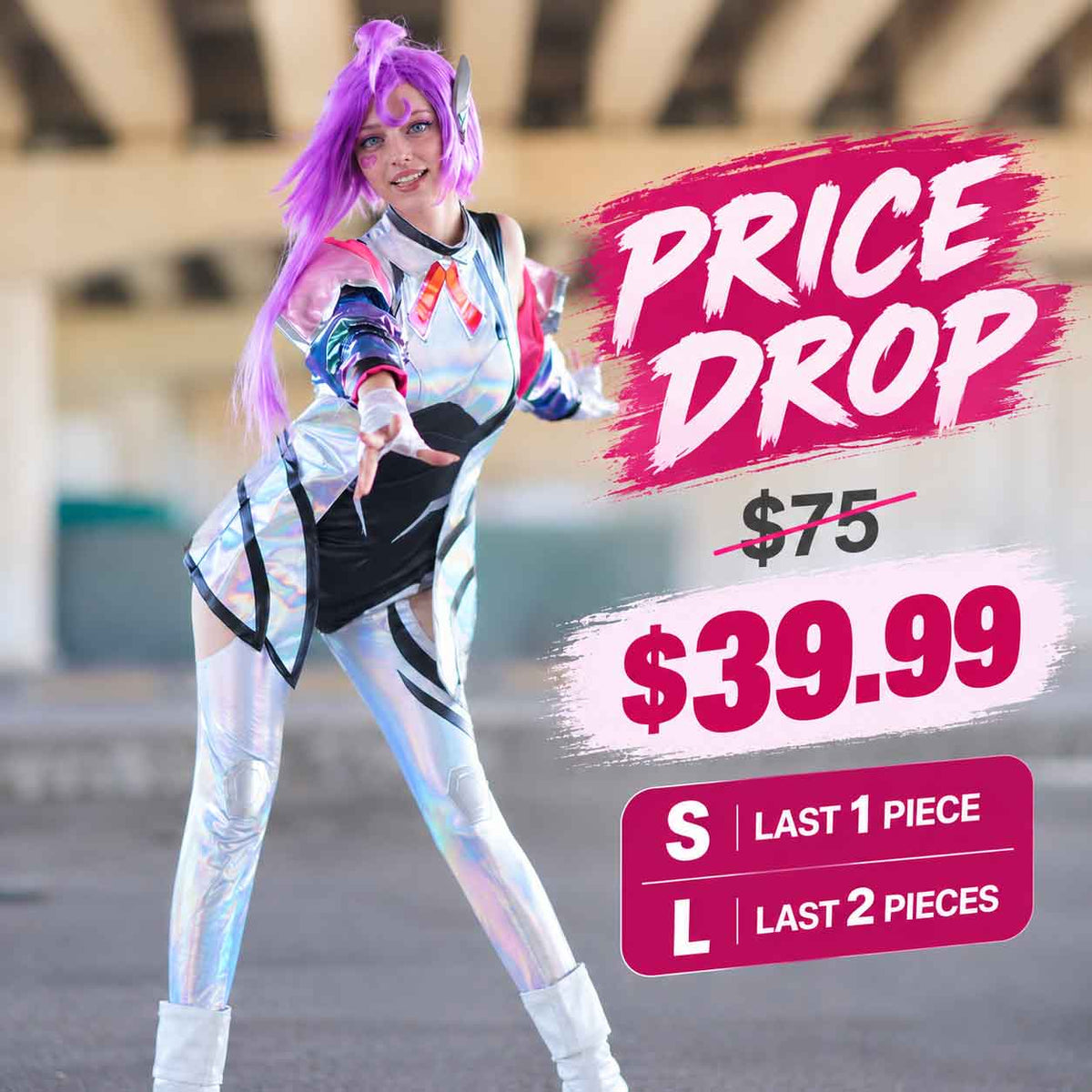 LOL Battle Dove Seraphine Cosplay Costume