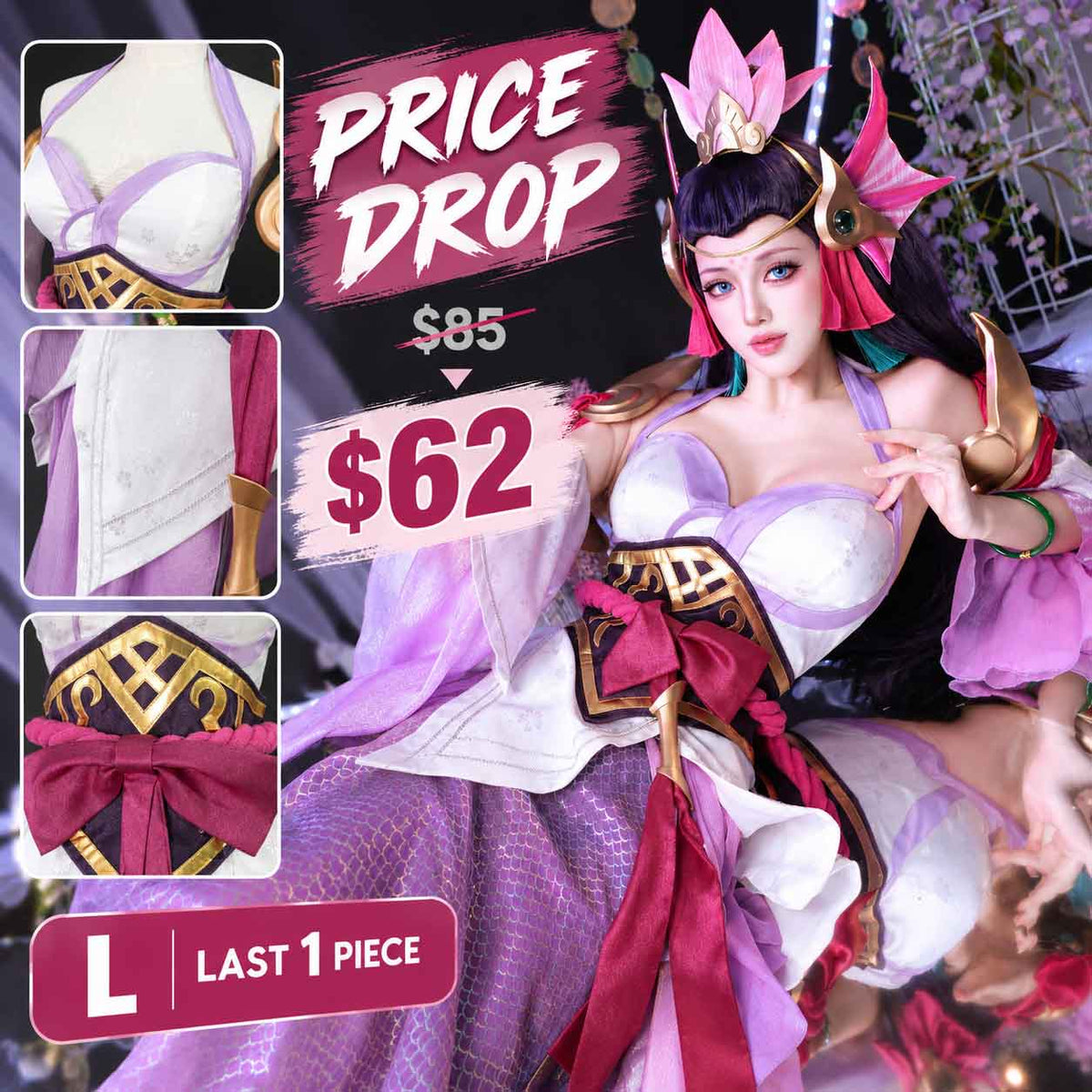 【Ready To Ship】Rolecosplay LOL Splendid Staff Nami Cosplay Costume