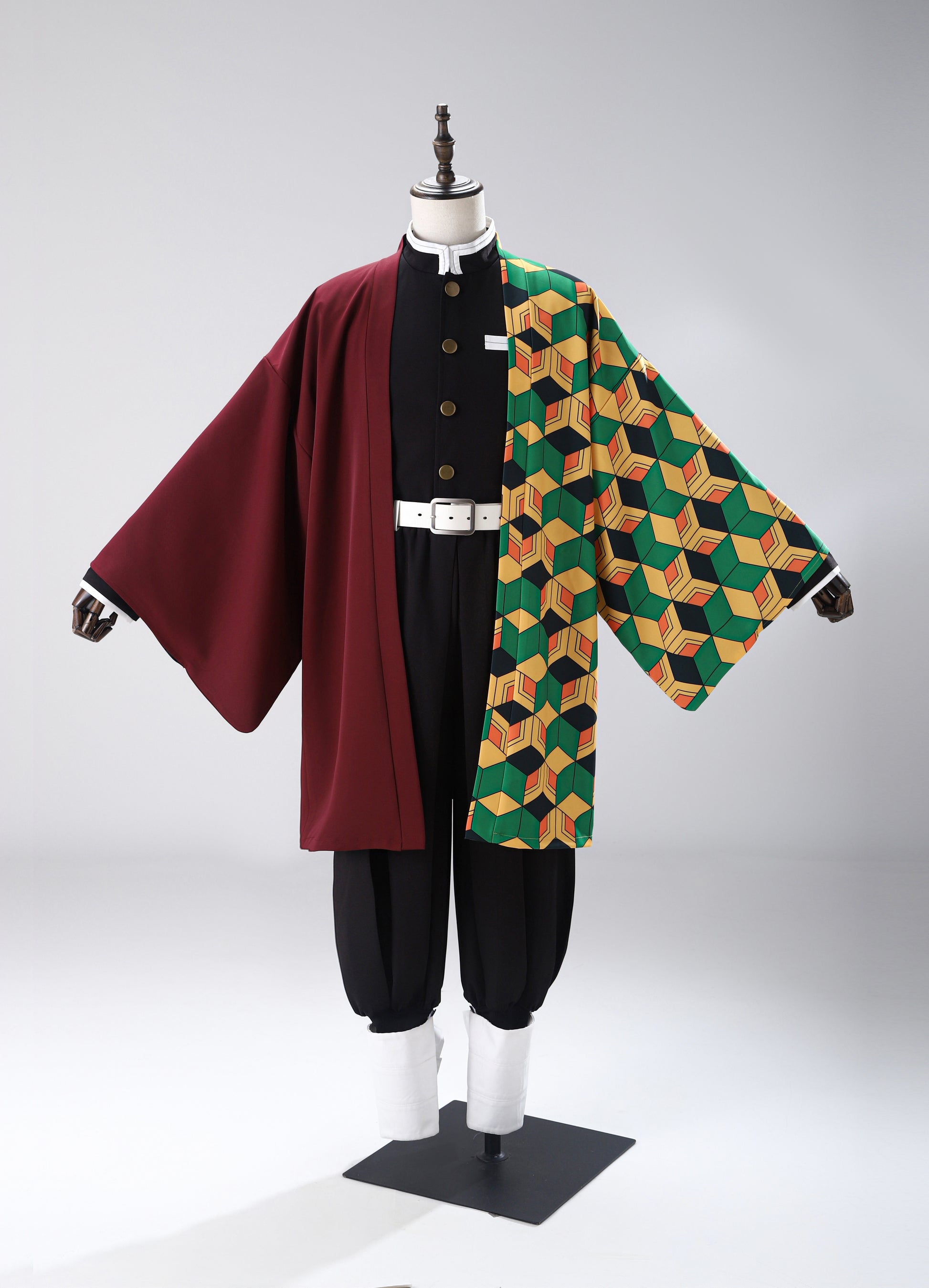 Demon Slayer / Kimetsu no Yaiba Tomioka Giyuu Kimono Cosplay Costume 02