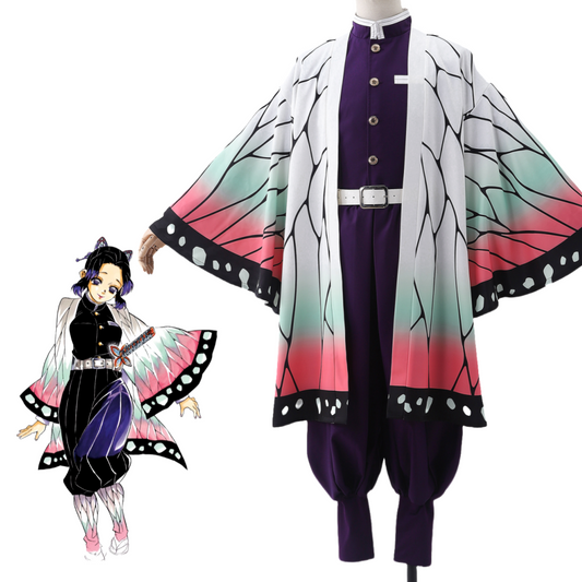 Demon Slayer Kochou Shinobu kimono Cosplay Costume 01